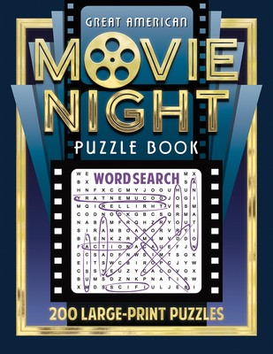 Great American Movie Night Puzzle Book: 200 Lar... 1945187603 Book Cover