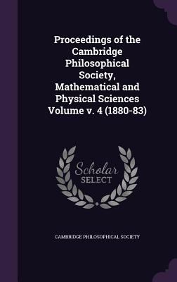 Proceedings of the Cambridge Philosophical Soci... 1355423724 Book Cover