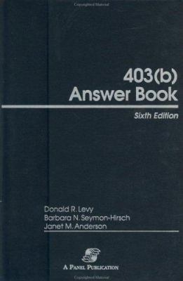 403(b) Answer Book 0735531781 Book Cover