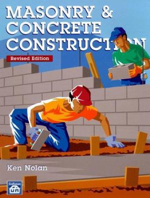 Masonry and Concrete Construction 1572180447 Book Cover