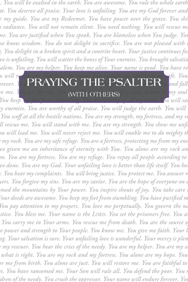 Praying the Psalter (With Others) B0DSWJ77T5 Book Cover