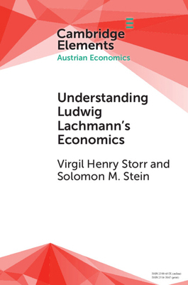 Understanding Ludwig Lachmann's Economics 1009087665 Book Cover