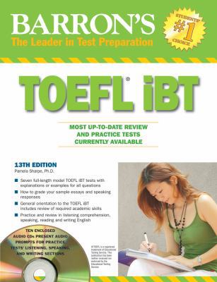 Barron's TOEFL iBT B00A2PY5AE Book Cover