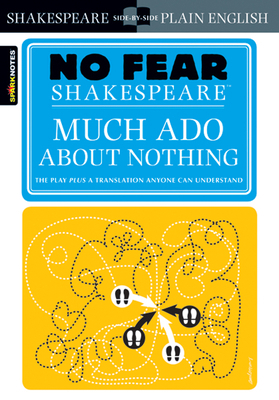 Much ADO about Nothing: No Fear Shakespeare Sid... 1411401018 Book Cover