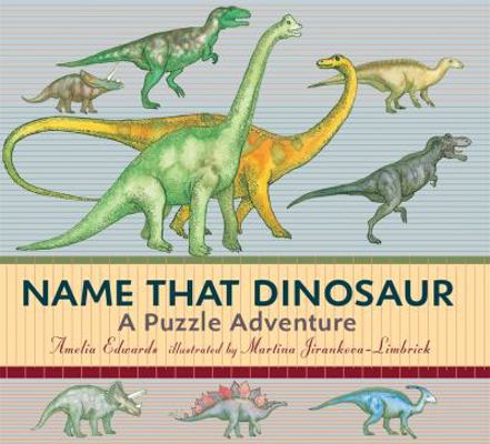Name That Dinosaur: A Puzzle Adventure [With St... 0763634735 Book Cover