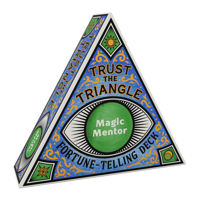 Trust the Triangle Fortune-Telling Deck: Magic ... 1452183902 Book Cover