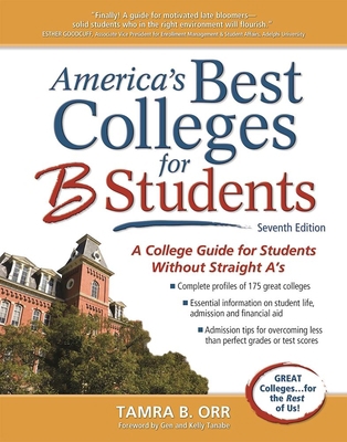 America's Best Colleges for B Students 1617601276 Book Cover