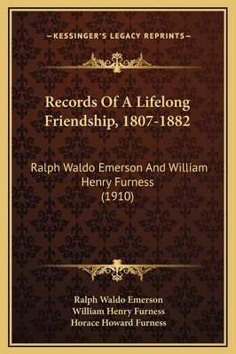 Records Of A Lifelong Friendship, 1807-1882: Ra... 1169295819 Book Cover