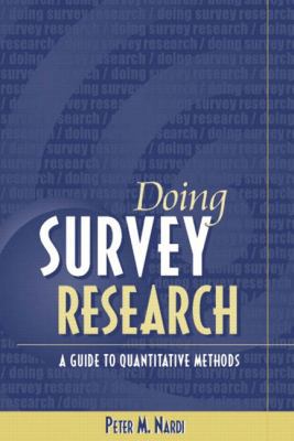 Doing Survey Research: A Guide to Quantitative ... 0205343481 Book Cover