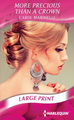 More Precious Than a Crown [Large Print] 0263255832 Book Cover