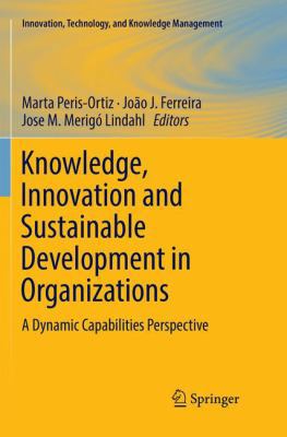 Knowledge, Innovation and Sustainable Developme... 3030090957 Book Cover