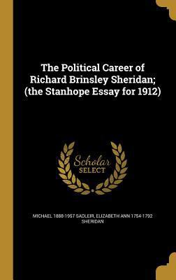 The Political Career of Richard Brinsley Sherid... 1373548142 Book Cover