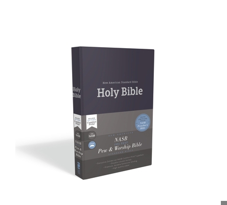 Nasb, Pew and Worship Bible, Hardcover, Blue, 1... 0310451051 Book Cover
