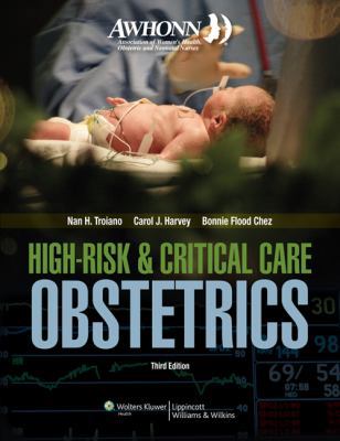 Awhonn High-Risk & Critical Care Obstetrics 0781783348 Book Cover