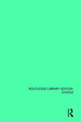 An Introduction to Transformational Syntax 1138207632 Book Cover