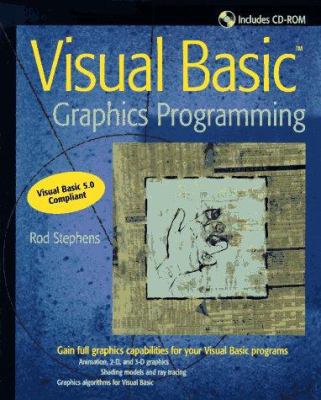 Visual Basic Graphics Programming, with CD-ROM 0471155330 Book Cover