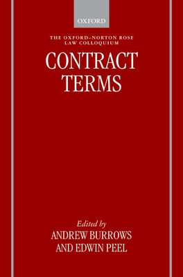 Contract Terms 0199229376 Book Cover