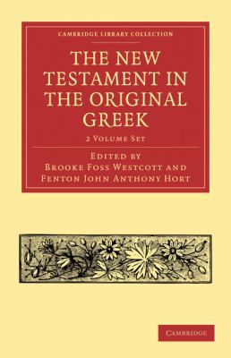 The New Testament in the Original Greek 2 Volum... 1108007104 Book Cover