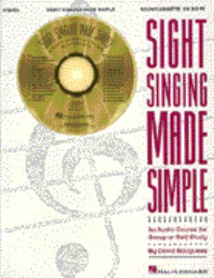 Sight Singing Made Simple: An Audio Course for ... 0793599733 Book Cover