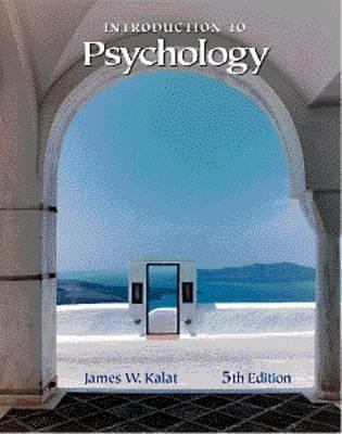 Introduction to Psychology (with Infotrac) 0534355781 Book Cover