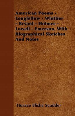 American Poems - Longfellow - Whittier - Bryant... 1446061361 Book Cover