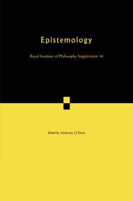 Epistemology 0521138582 Book Cover