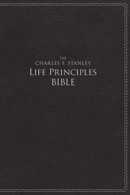NIV, the Charles F. Stanley Life Principles Bib... 0718097122 Book Cover