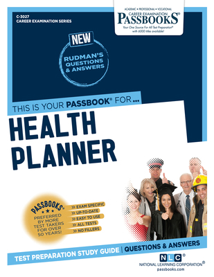 Health Planner (C-3027): Passbooks Study Guide ... 1731830270 Book Cover