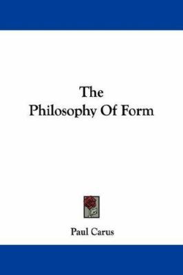 The Philosophy Of Form 1430494026 Book Cover