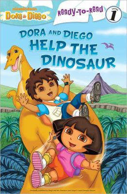 Dora and Diego Help the Dinosaur 1442414006 Book Cover