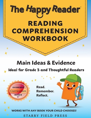 Reading Comprehension Workbook, Grade 3: Main I... B0GN5MC1BS Book Cover