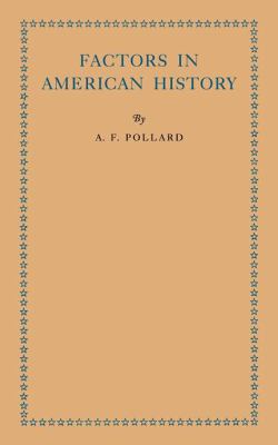 Factors in American History 0521103401 Book Cover