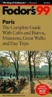 Paris '99: The Complete Guide With Cafes and Bi... 067900131X Book Cover