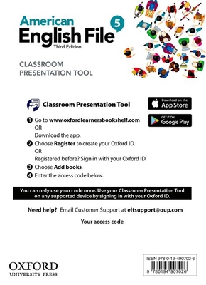 American English File Level 5 Classroom Present... 0194907023 Book Cover