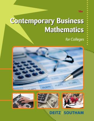Contemporary Business Mathematics for Colleges ... 1111821321 Book Cover