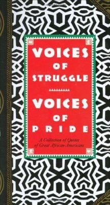 Voices of Struggle, Voices of Pride: Quotes by ... 0880885637 Book Cover