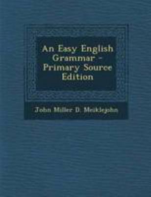 An Easy English Grammar 1295028425 Book Cover