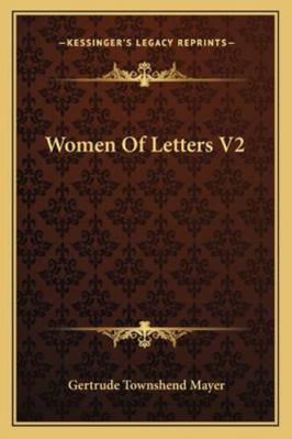 Women Of Letters V2 1163286494 Book Cover