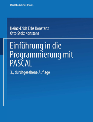 Einführung in Die Programmierung Mit Pascal [German] 3519225069 Book Cover