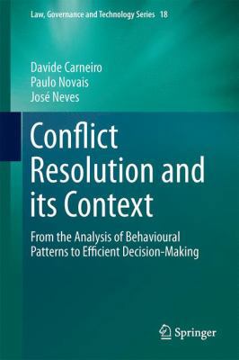 Conflict Resolution and Its Context: From the A... 3319062387 Book Cover