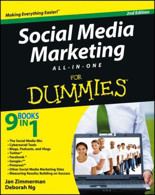 Social Media Marketing All-In-One for Dummies 1118215524 Book Cover
