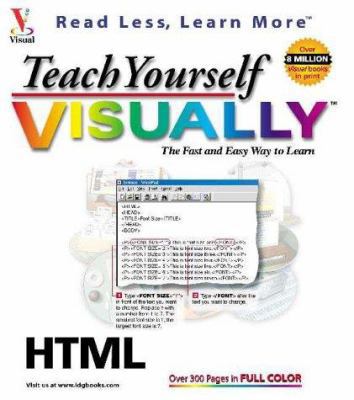 Teach Yourself HTML VISUALLY 0764534238 Book Cover