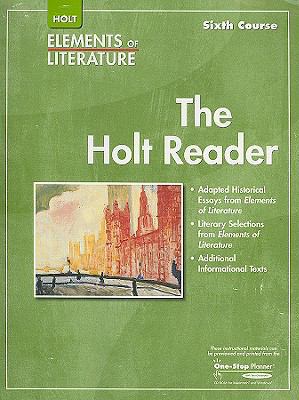 Holt Elements of Literature Reader, Sixth Course 0030790263 Book Cover