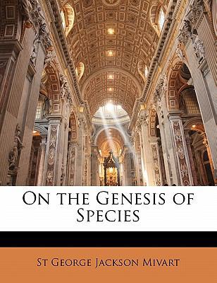 On the Genesis of Species 1142905764 Book Cover