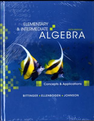 Elementary & Intermediate Algebra: Concepts & A... 0321609670 Book Cover