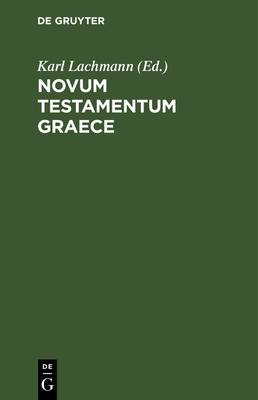 Novum Testamentum Graece [Latin] 3112628659 Book Cover