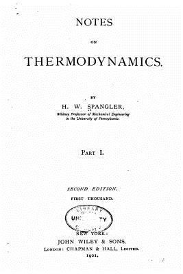 Notes on Thermodynamics 152360591X Book Cover