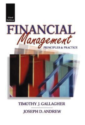 Financial Management: Principles & Practice 0131768824 Book Cover