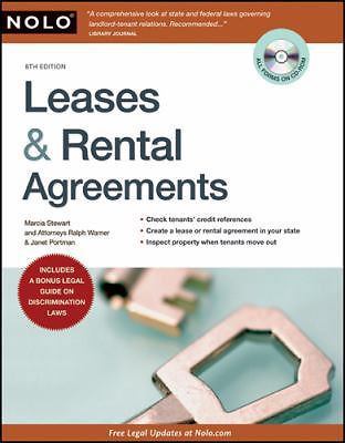 Leases & Rental Agreements [With CDROM] 1413310516 Book Cover