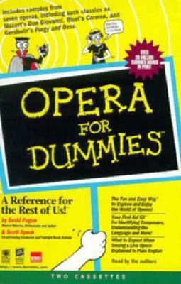 Opera for Dummies: Opera for Dummies 069451909X Book Cover